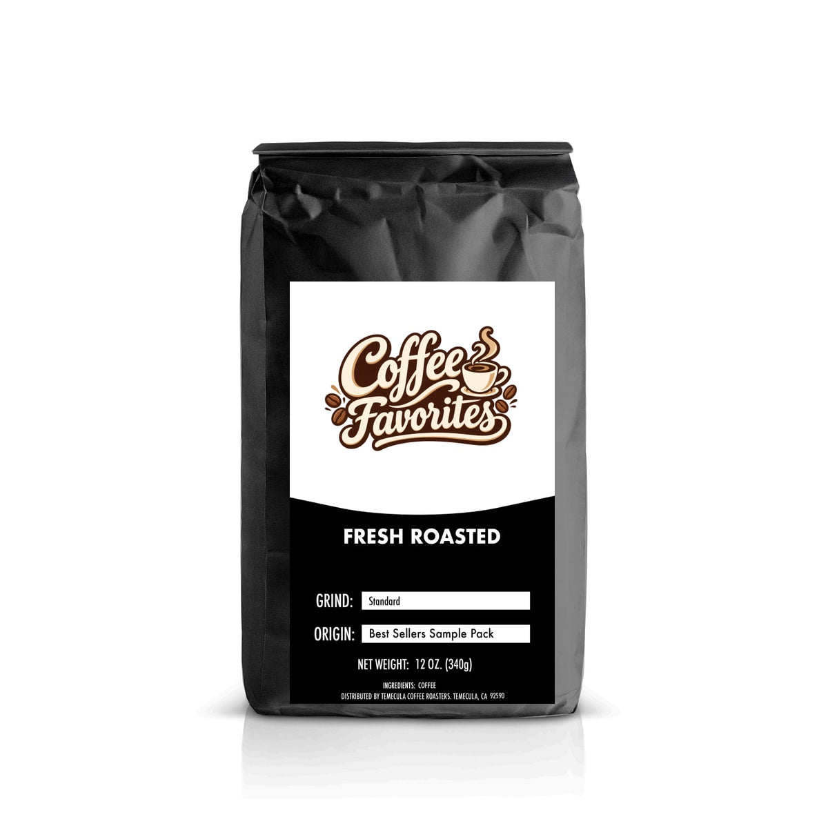 Best Sellers Sample Pack: 6Bean, Cowboy, Breakfast, Peru, Mexico, Bali